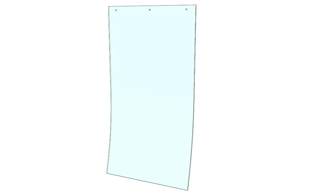 Battant souple pour Niche bois 1.20m et 1.60m