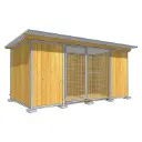 CHENIL PROTECTION INTÉGRALE L4,03M - P 2,06M