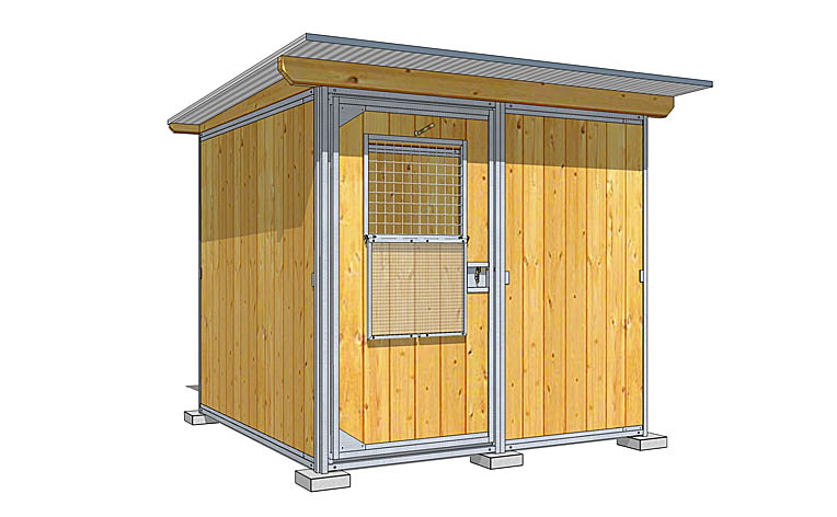 CHENIL SUPER ELEVEUR L2,03M - P 2,06M