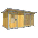 CHENIL SUPER ELEVEUR L4,03M - P 2,06M