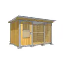 CHENIL SUPER ELEVEUR JUNIOR L3,03M - P 2,06M