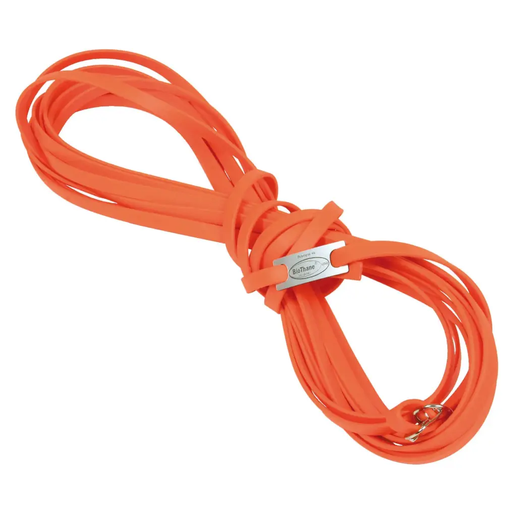 LONGE DE SANG BIOTHANE FLUO ORANGE µ 'Fin de série'