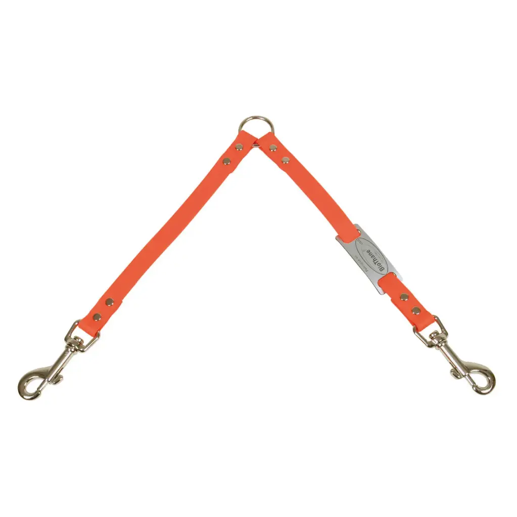 ACCOUPLE BIOTHANE FLUO ORANGE L54cm x S16mm µ 'Fin de série'