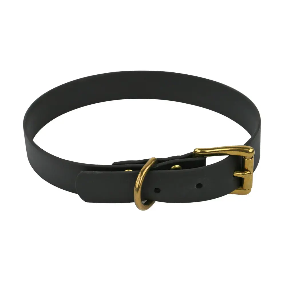 COLLIER BIOTHANE NOIR 