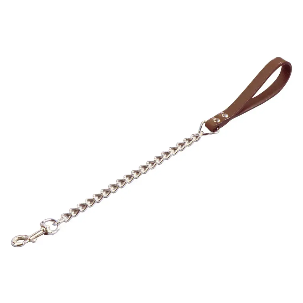 LAISSE CHAINE MARRON µ 'Fin de série'