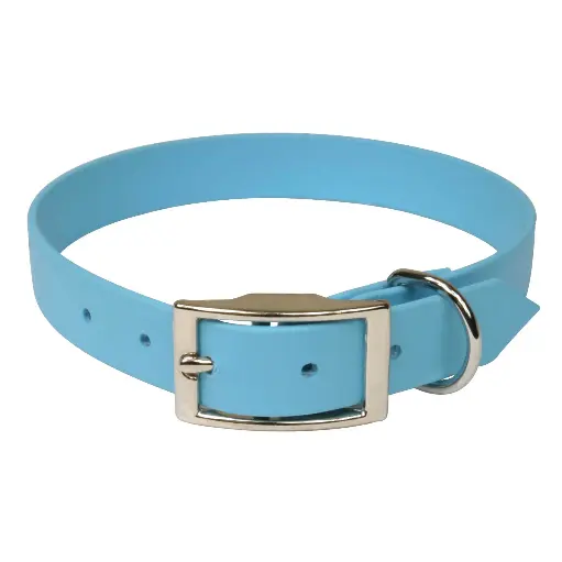 [578430] COLLIER BIOTHANE BLEU (L55cm S25mm)
