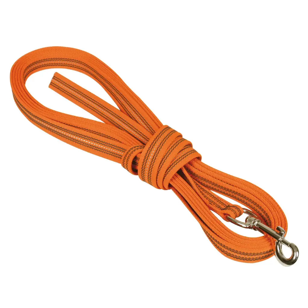 LONGE REFLEC GOMME ORANGE