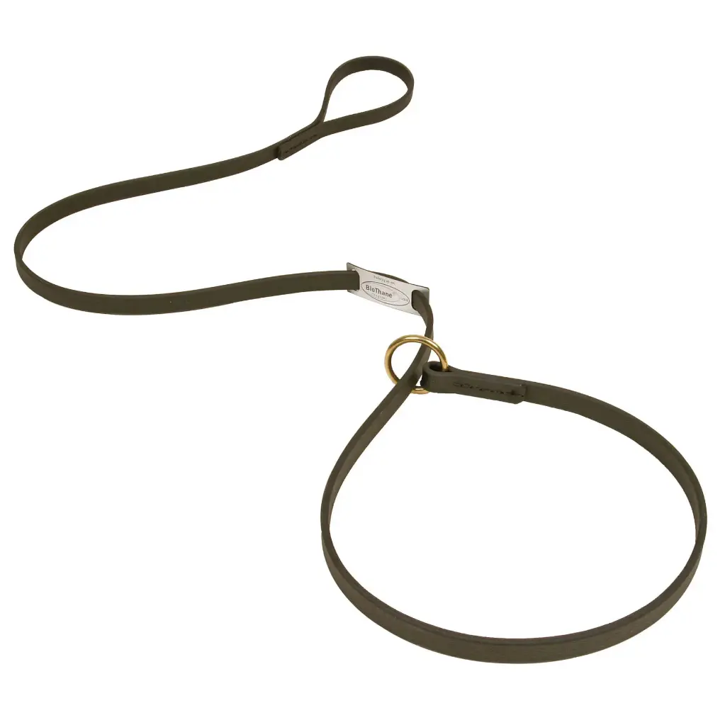 LAISSE LASSO BIOTHANE NOIRE 