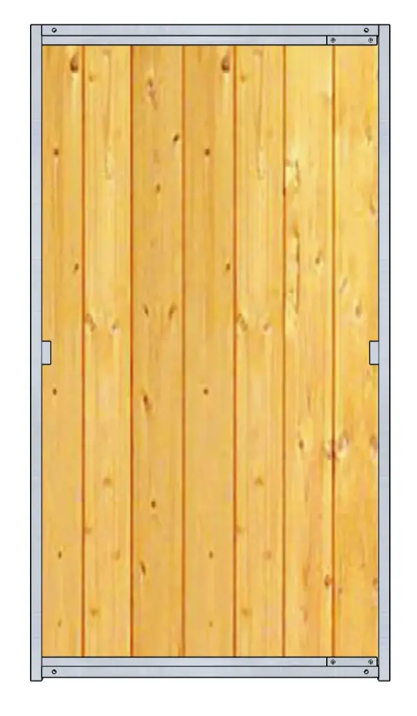 PANNEAU SAPIN SANS PORTE Hauteur 1.82M