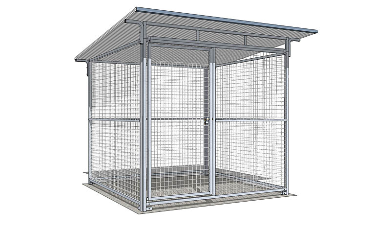 CHENIL GRILLAGE L2,03M - P 2,06M