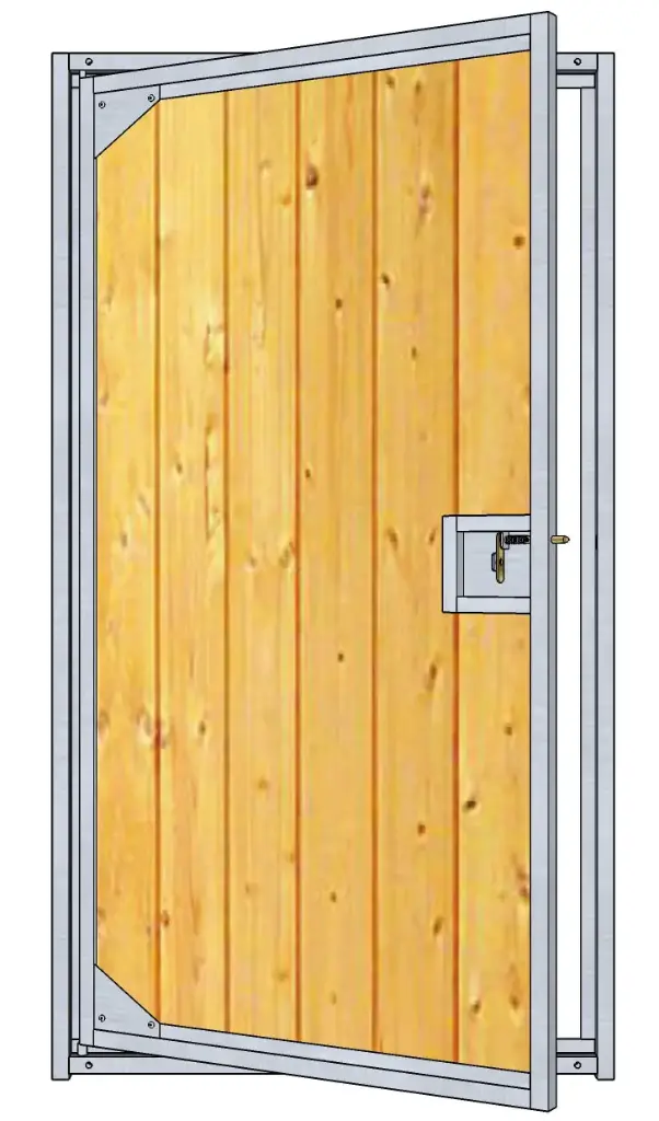 PANNEAU SAPIN AVEC PORTE