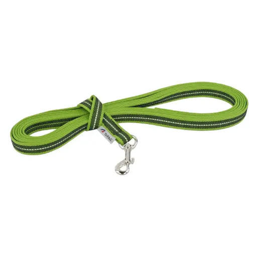 LONGE REFLEC GOMME VERT