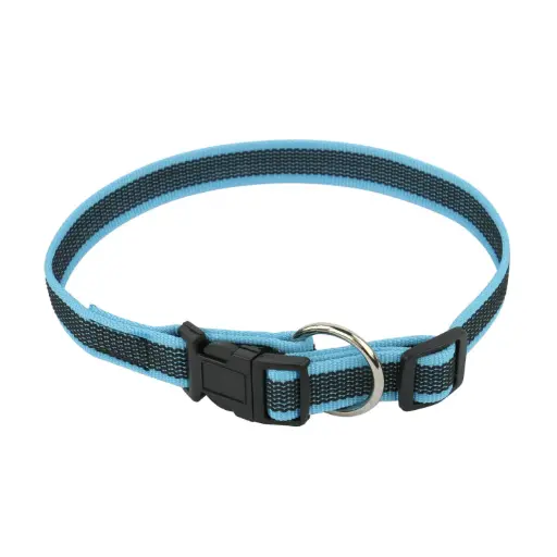 COLLIER COLOR GOMME FERMETURE RAPIDE BLEU