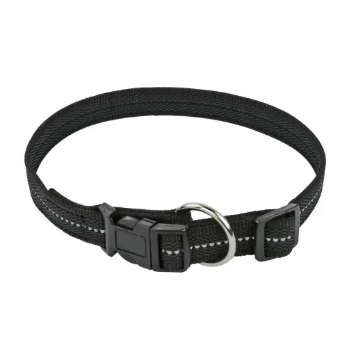 COLLIER REFLEC GOMME FERMETURE RAPIDE NOIR