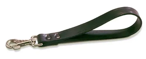 [118004] POIGNEE CUIR RIVETE L30cm S25mm  µ 'Fin de série'