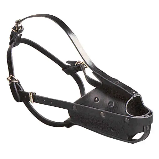 [200301] MUSELIERE CUIR NOIR DOBERMANN µ 'Fin de série'