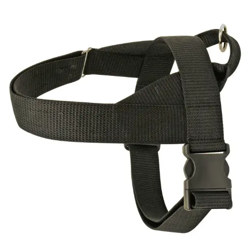[191993] HARNAIS DE MOTIVATION REGLABLE NYLON NOIR V60/110cm S50mm µ