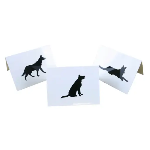 [940957] LOT DE 3 PANNEAUX ASSIS-DEBOUT-COUCHE