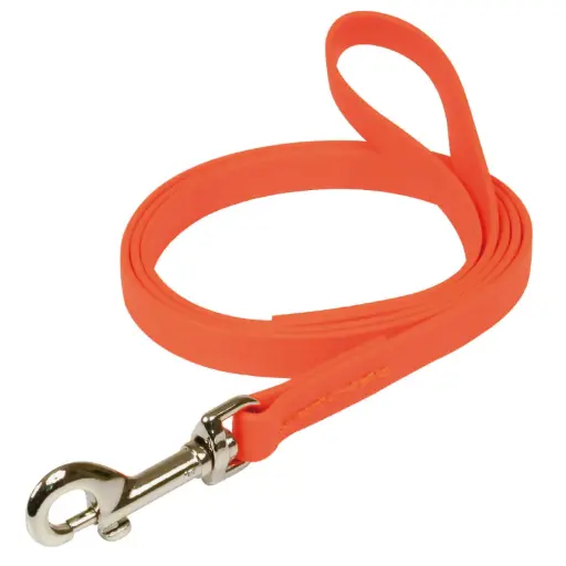 LAISSE BIOTHANE FLUO ORANGE µ 'Fin de série'