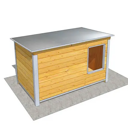 [930050] NICHE MAXI TOIT INCLINÉ 1,50m x 0,90m 