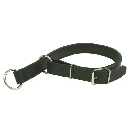 COLLIER ETRANGLEUR CUIR NOIR