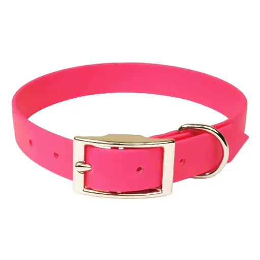 COLLIER BIOTHANE ROSE 