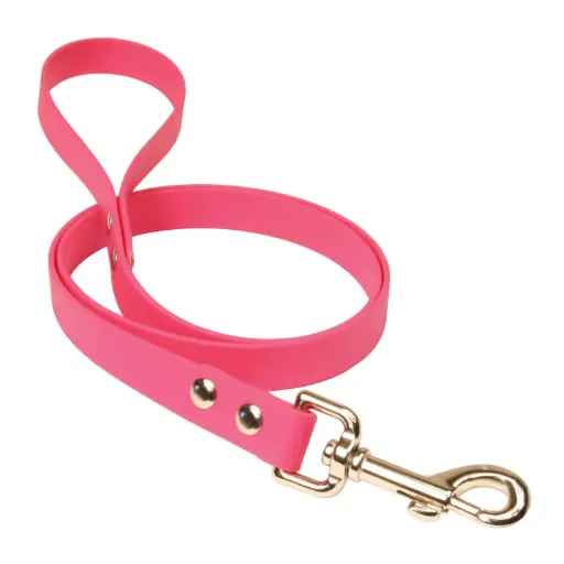 LAISSE BIOTHANE ROSE µ 'Fin de série'