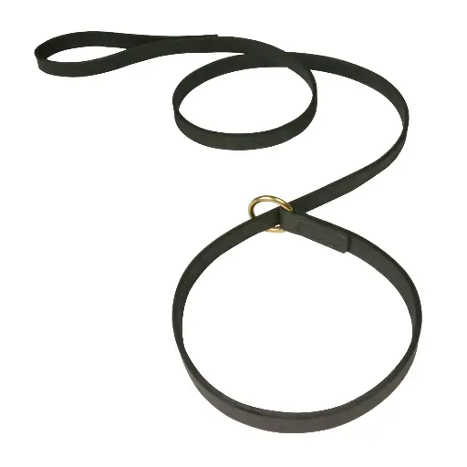 [111405] LAISSE LASSO CUIR SOFT LINE NOIRE 