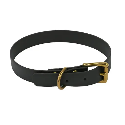 COLLIER BIOTHANE NOIR 