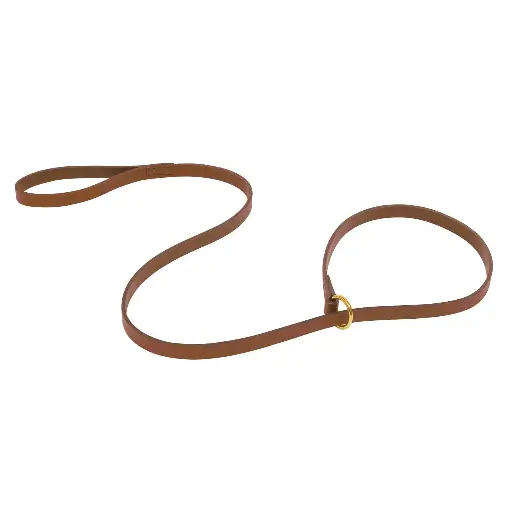 LAISSE LASSO CUIR MARRON 