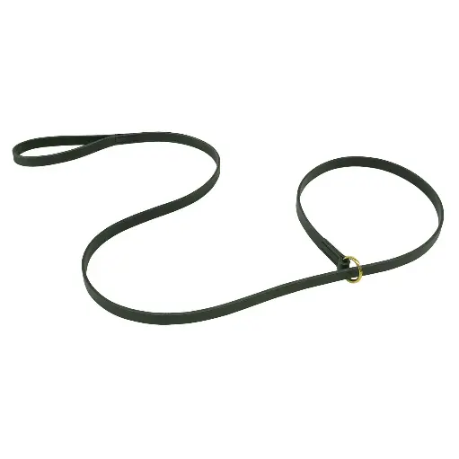 LAISSE LASSO CUIR NOIRE 