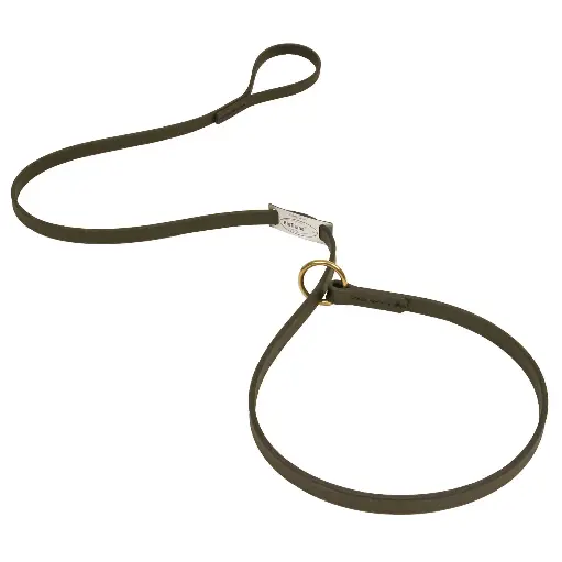 LAISSE LASSO BIOTHANE NOIRE 