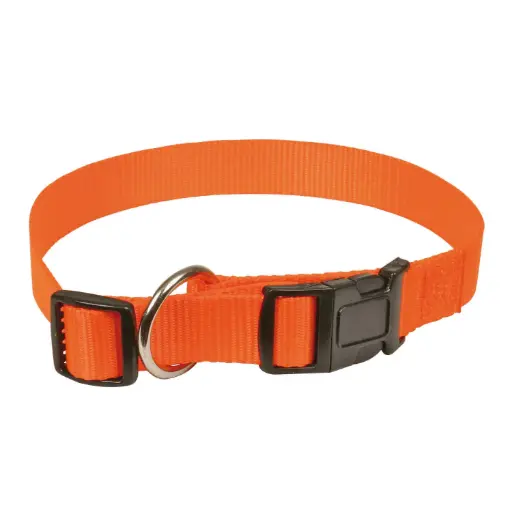 COLLIER REGLABLE FLUO ORANGE µ 'Fin de série'
