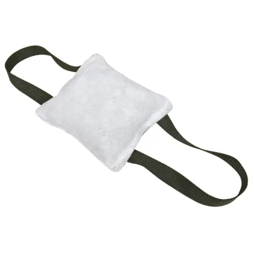 [352856] BOUDIN CARRE EN CUIR VELOURS µ