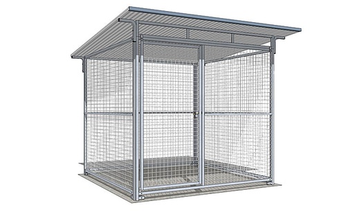 [940215] CHENIL GRILLAGE L2,03M - P 2,06M