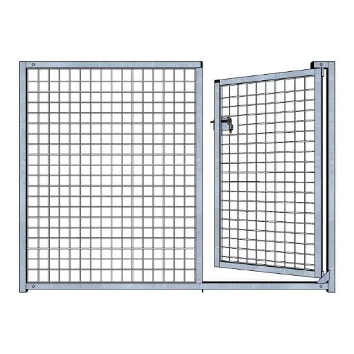 PANNEAU ENCLOS CHIOT GRILLAGE AVEC PORTE Hauteur 1,10M